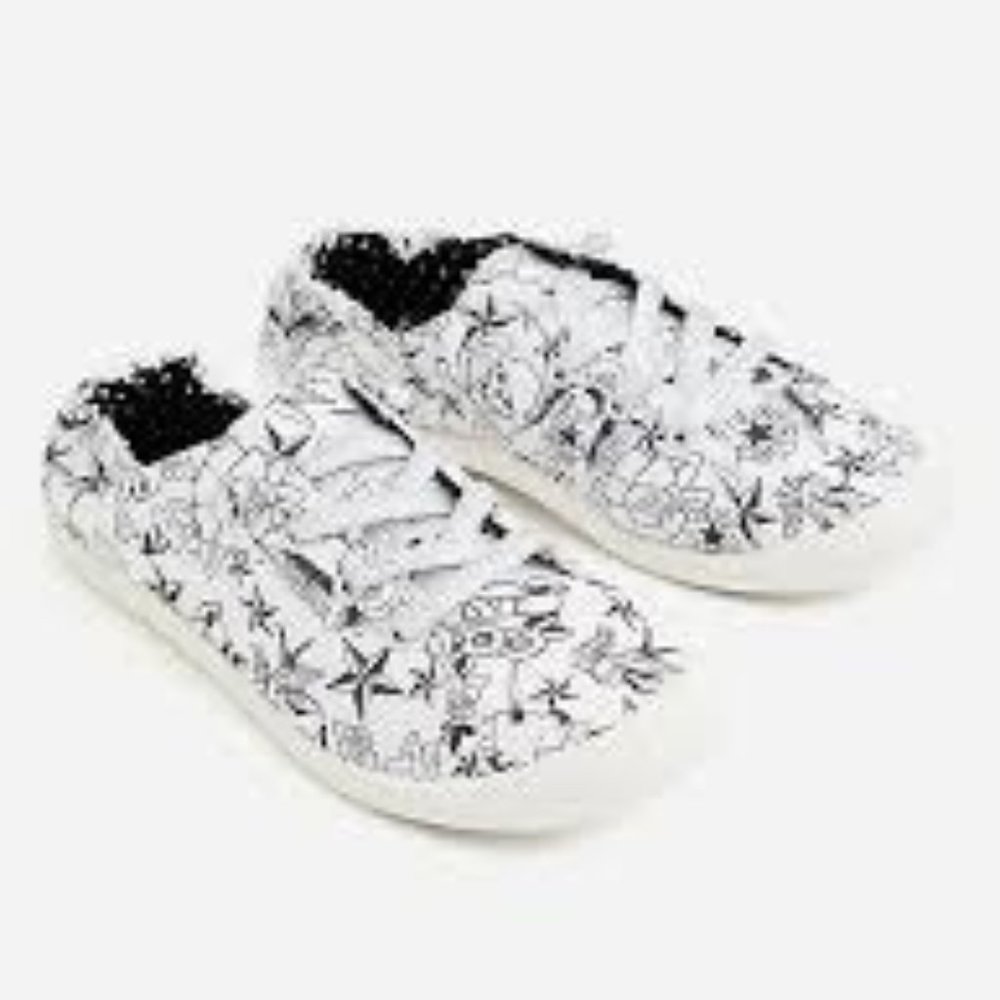 Torrid x Betsey Johnson Collab Tattoo Print Shoe